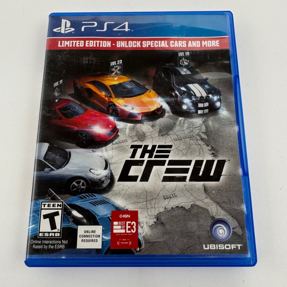 The Crew Limited Edition Racing Video Game PS4‎ Ubisoft